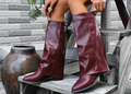 Margaux Mulberry Fold-over Boots